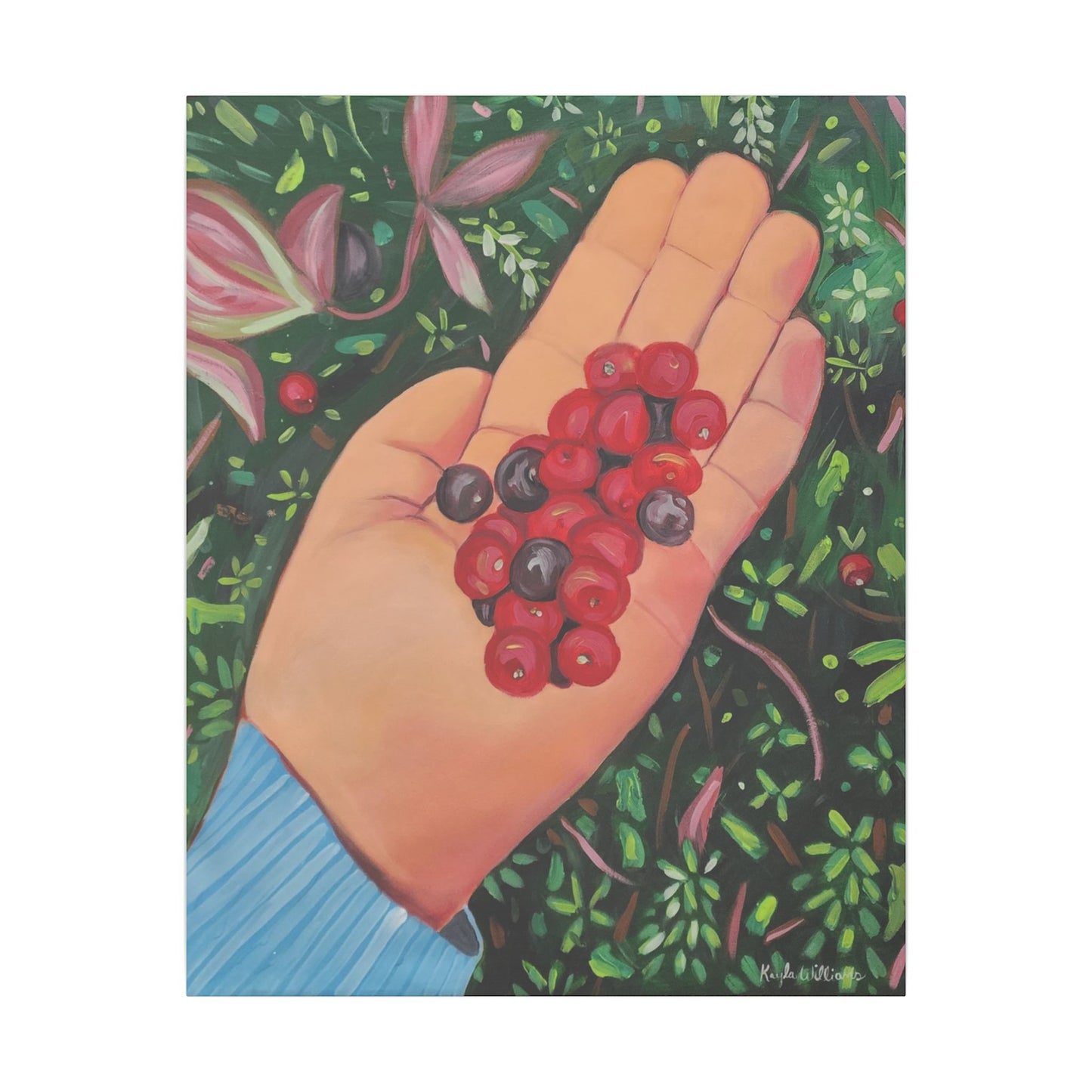 My daughter - Canvas Print - Nature-inspired Stretched Wall Decor