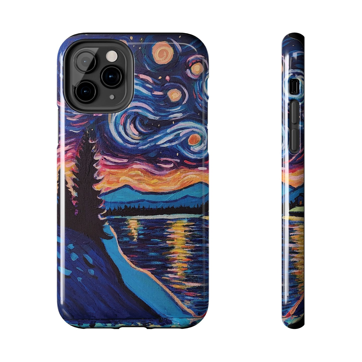 Starry Labrador Night - Tough Phone Cases