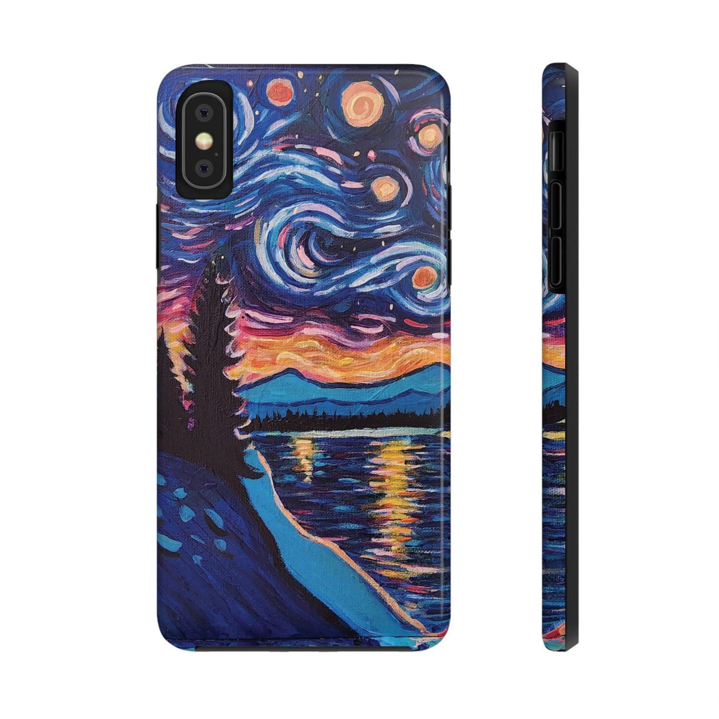 Starry Labrador Night - Tough Phone Cases