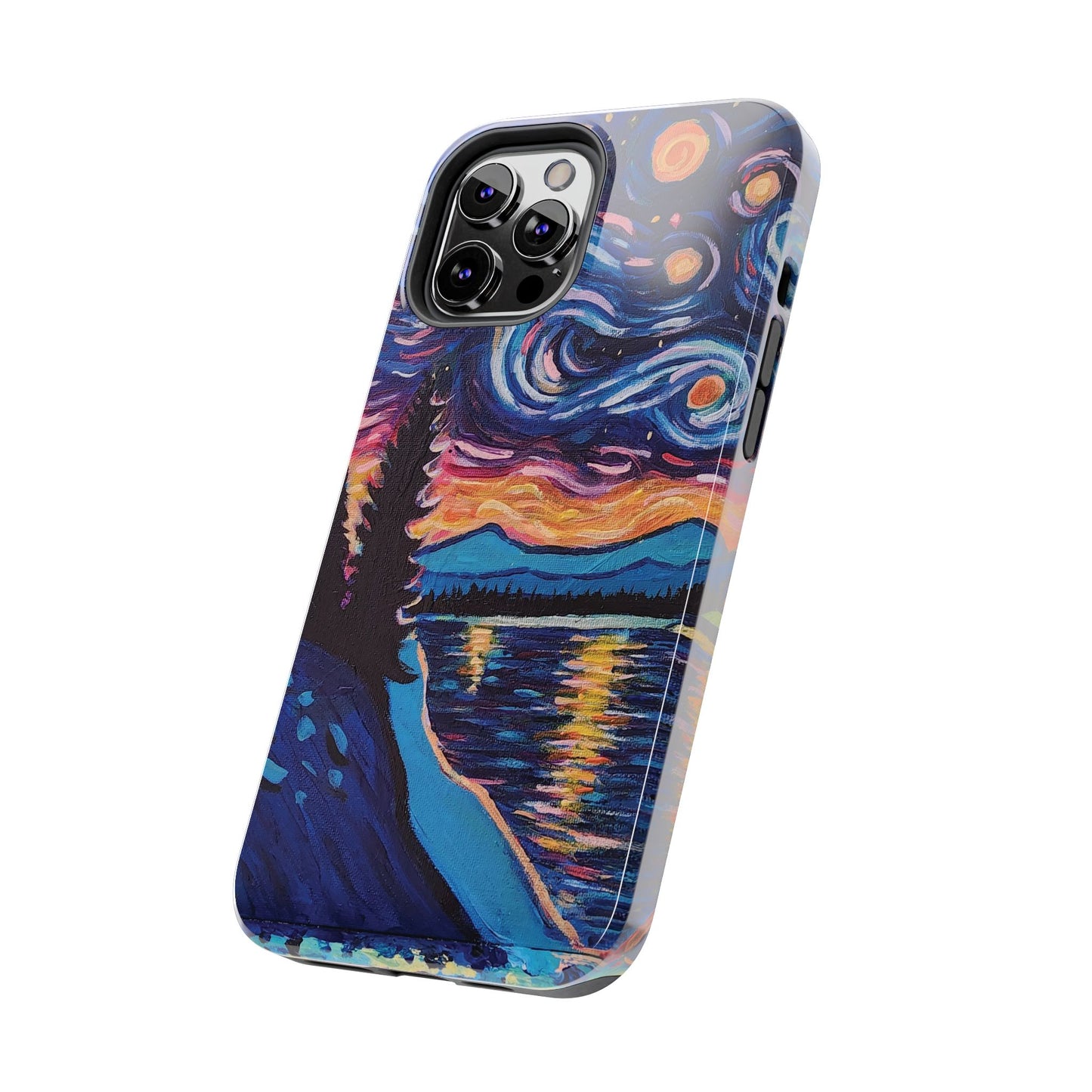 Starry Labrador Night - Tough Phone Cases