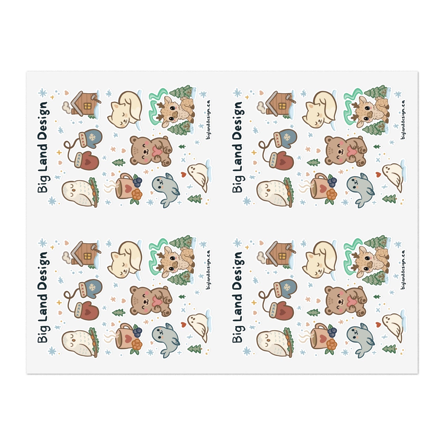 Labrador Critters Cozy Sticker Sheets