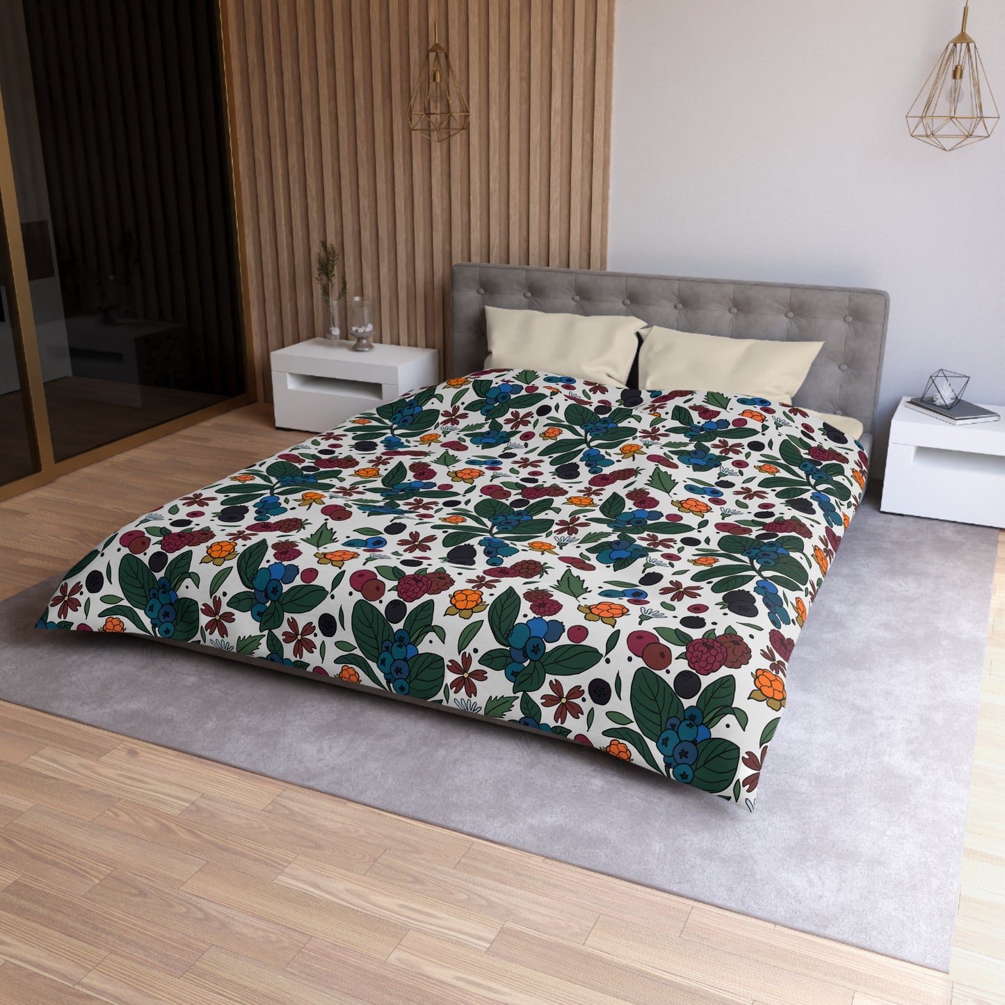 Berrypicking - Microfiber Duvet Cover