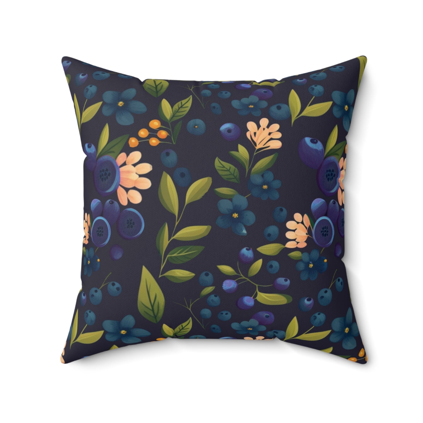 Blueberry Dream Square Pillow