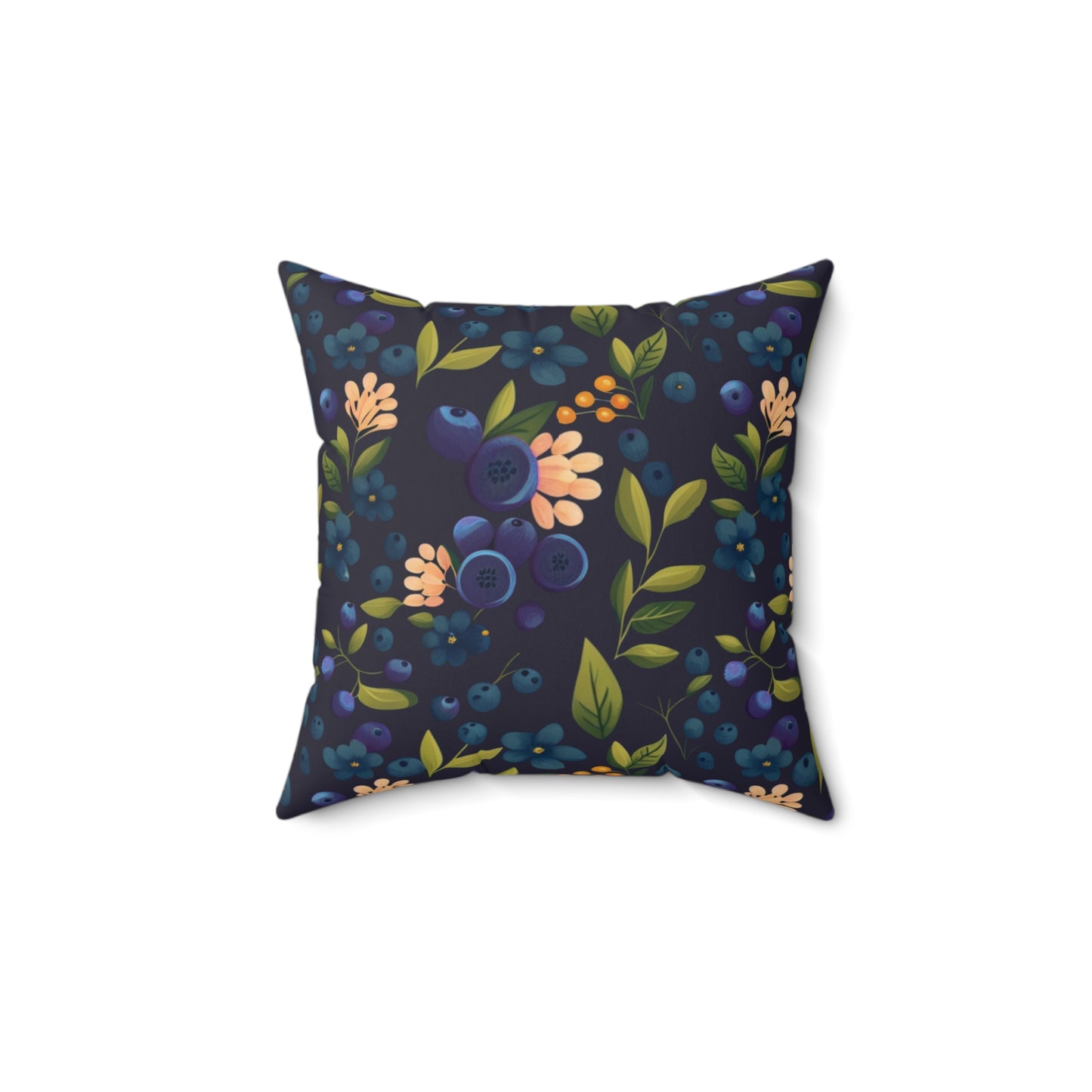 Blueberry Dream Square Pillow