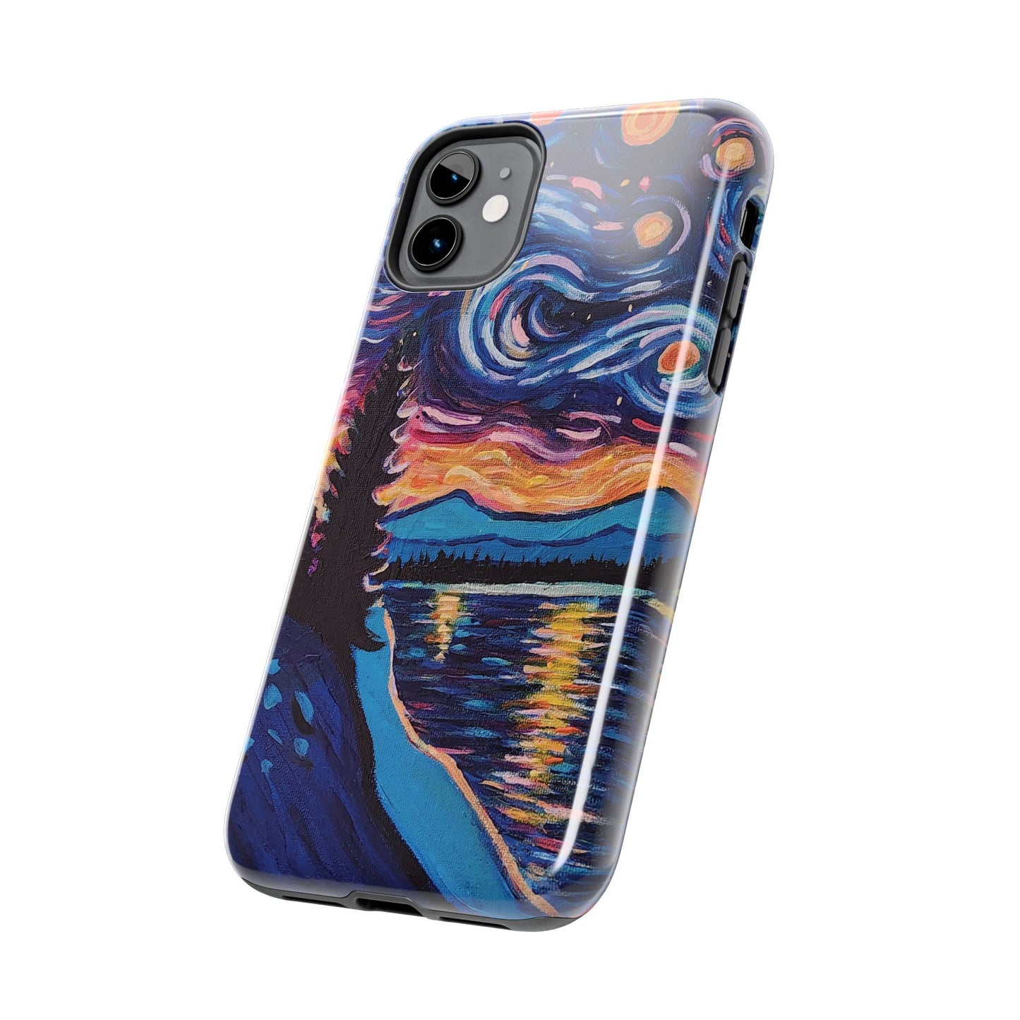 Starry Labrador Night - Tough Phone Cases