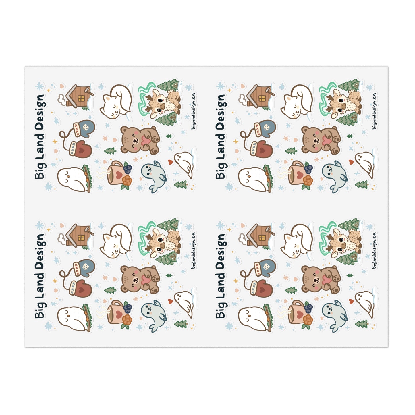 Labrador Critters Cozy Sticker Sheets
