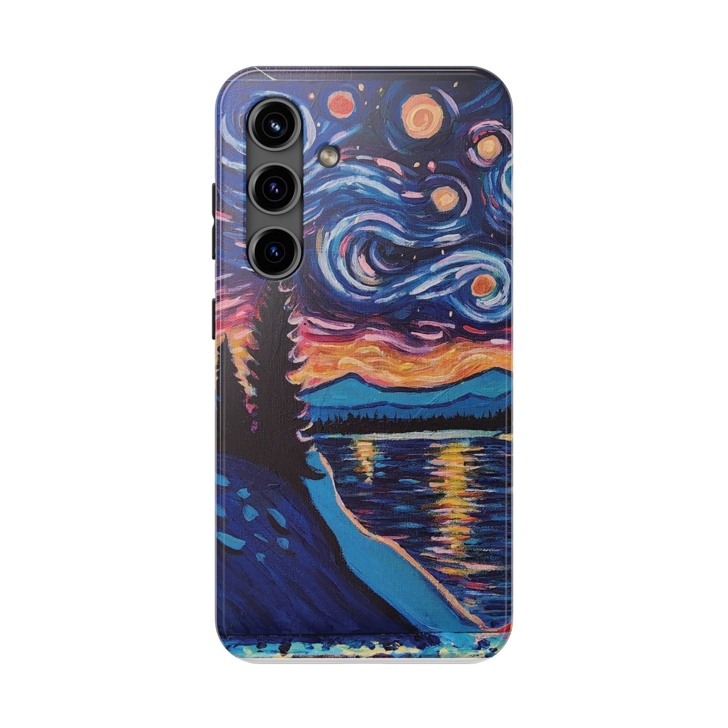 Starry Labrador Night - Tough Phone Cases
