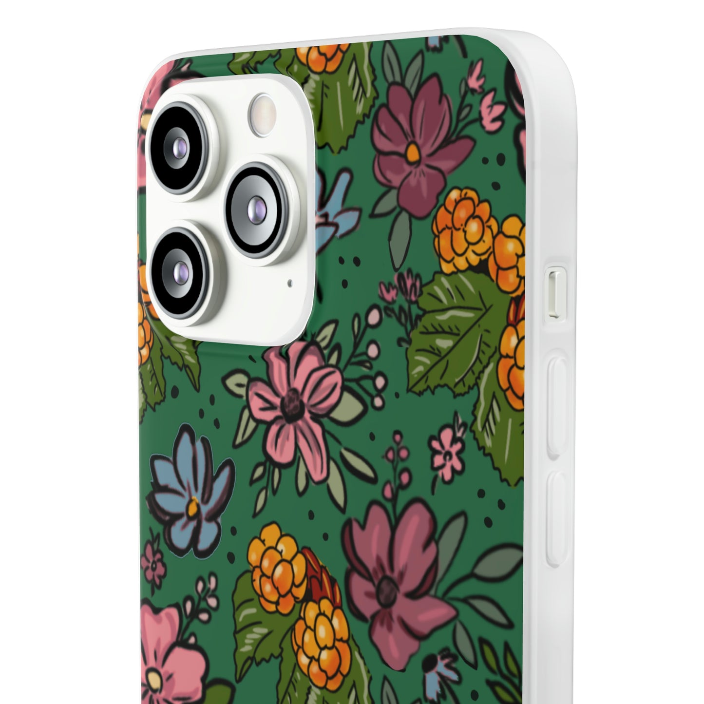 Bakeapple bloom, green - Flexi Cases