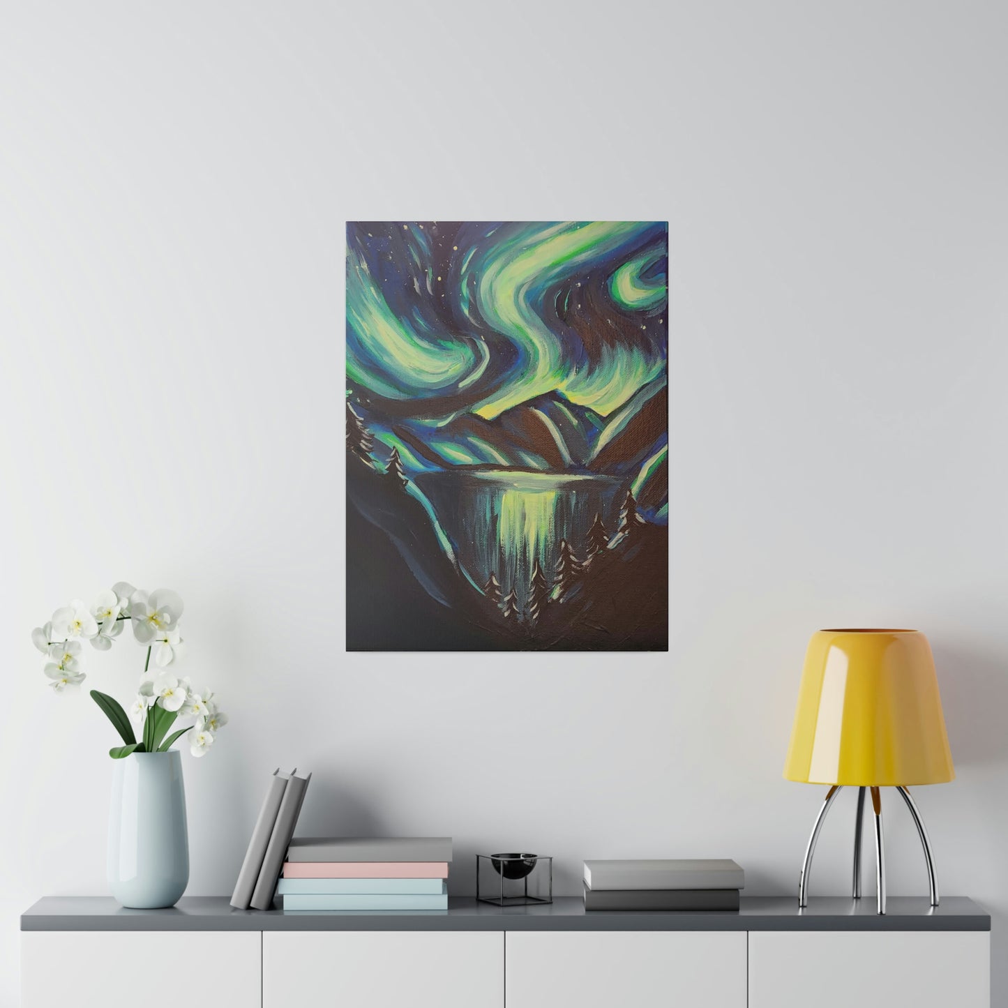 Neon lights - Matte Canvas, Stretched, 0.75"