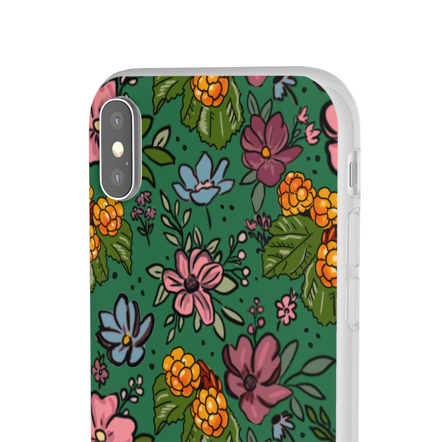 Bakeapple bloom, green - Flexi Cases