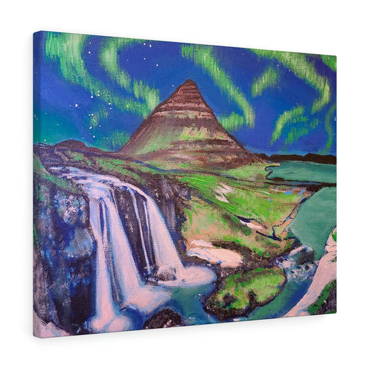 Northern lights- Stretched canvas