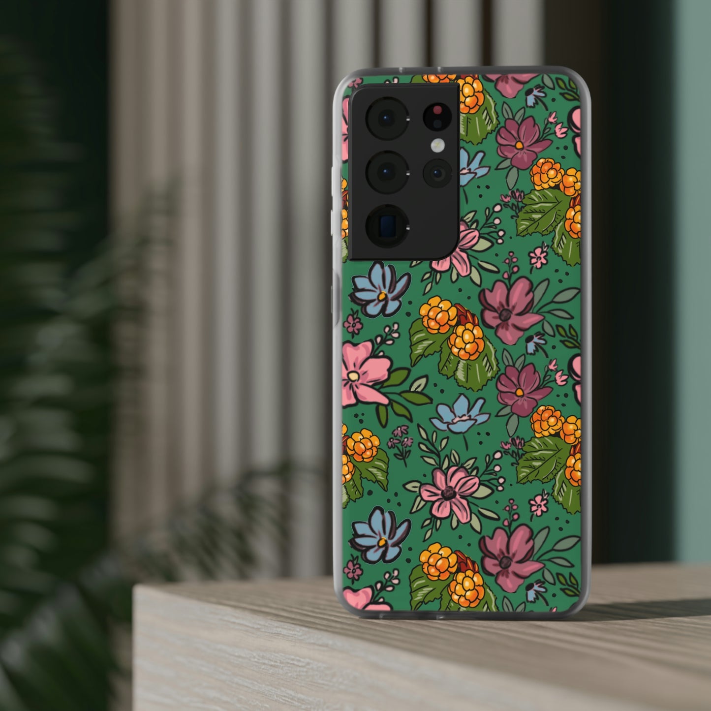 Bakeapple bloom, green - Flexi Cases