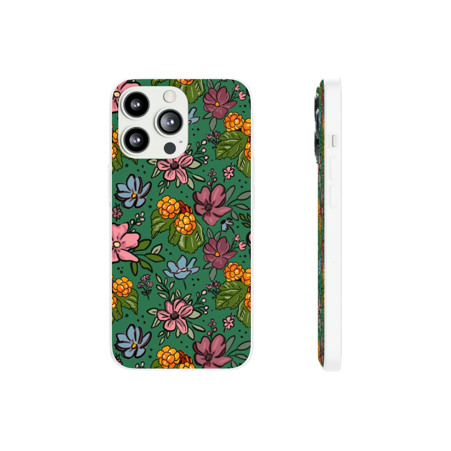 Bakeapple bloom, green - Flexi Cases