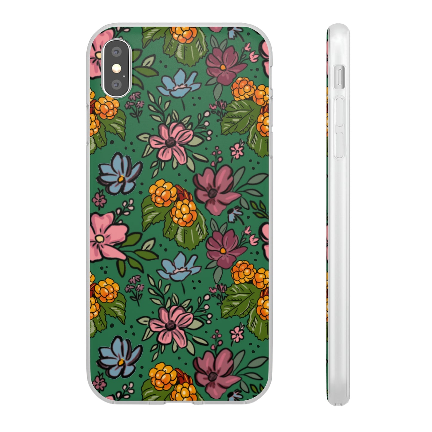 Bakeapple bloom, green - Flexi Cases