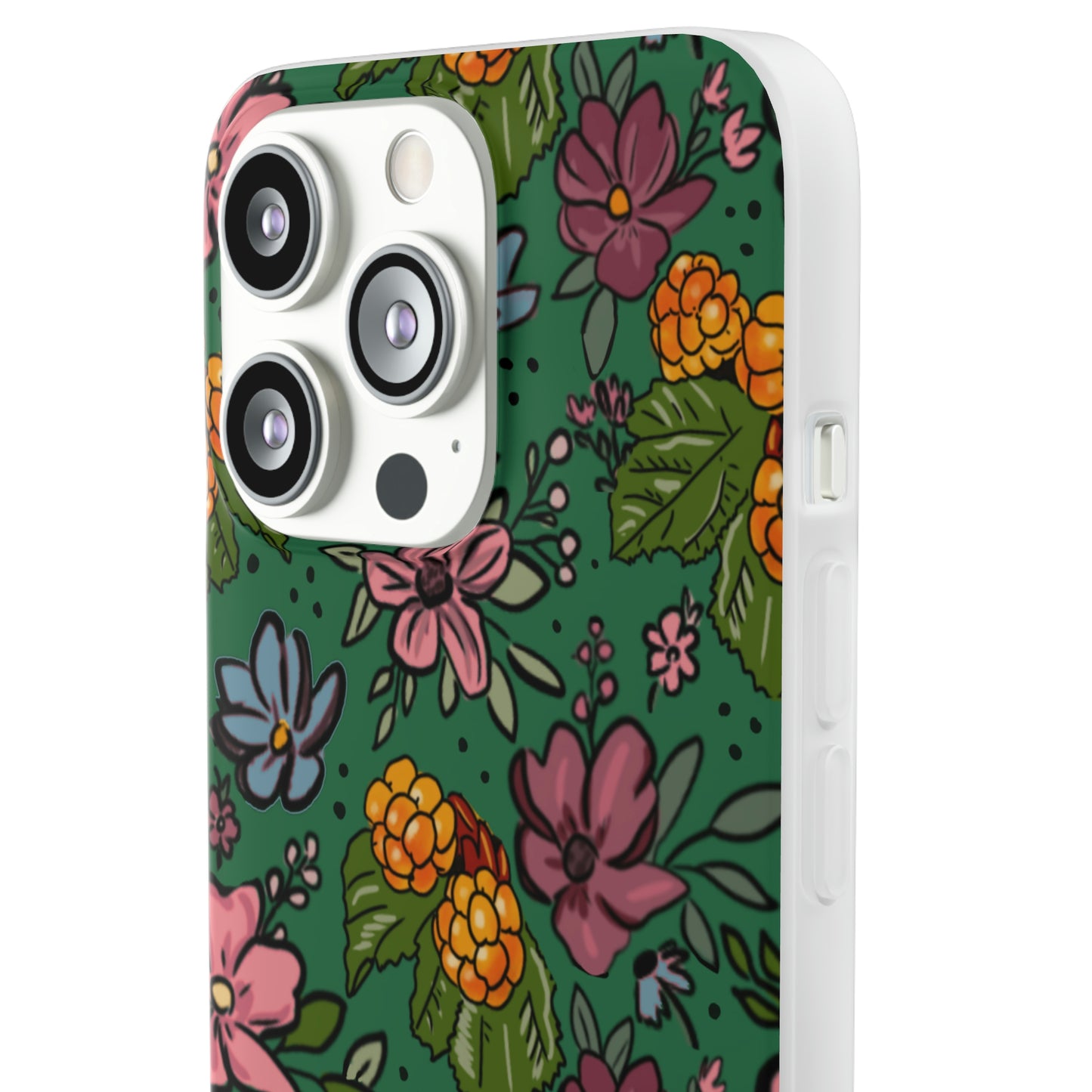 Bakeapple bloom, green - Flexi Cases