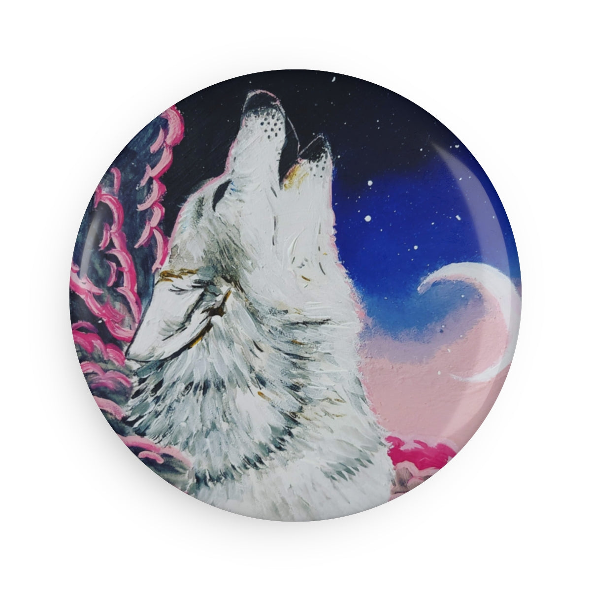 Howl - Button Magnet, Round (1 & 10 pcs)
