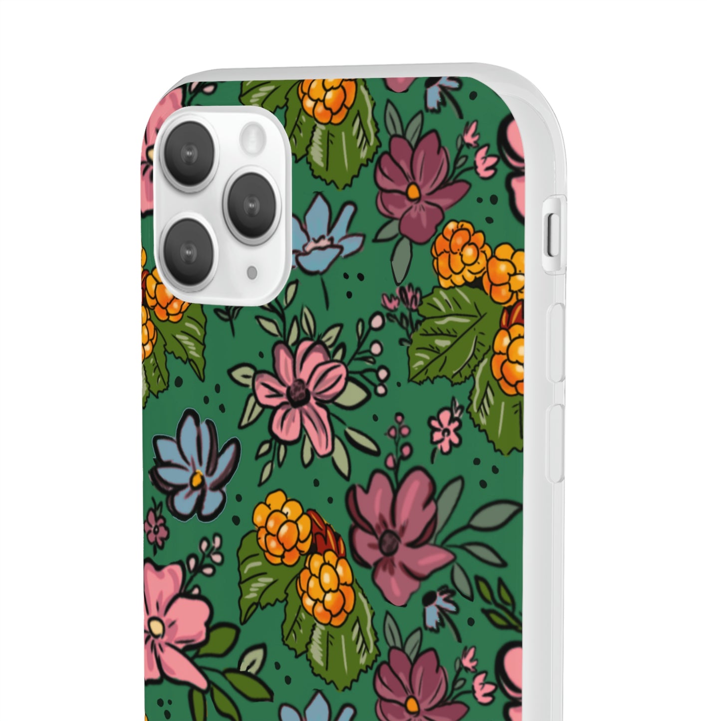 Bakeapple bloom, green - Flexi Cases