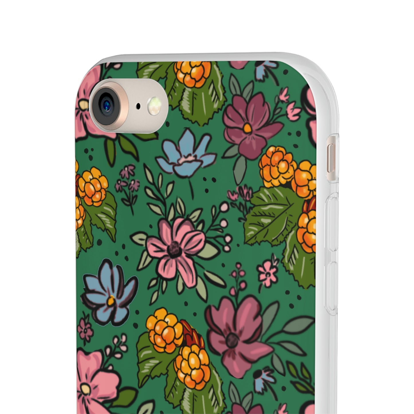 Bakeapple bloom, green - Flexi Cases