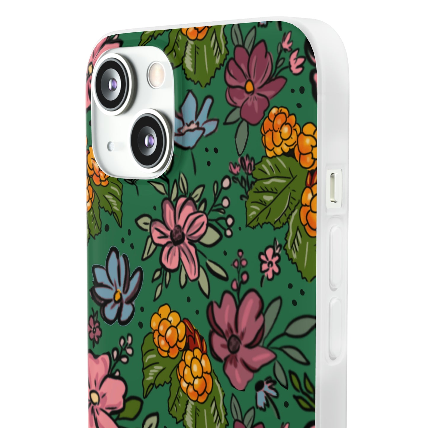 Bakeapple bloom, green - Flexi Cases