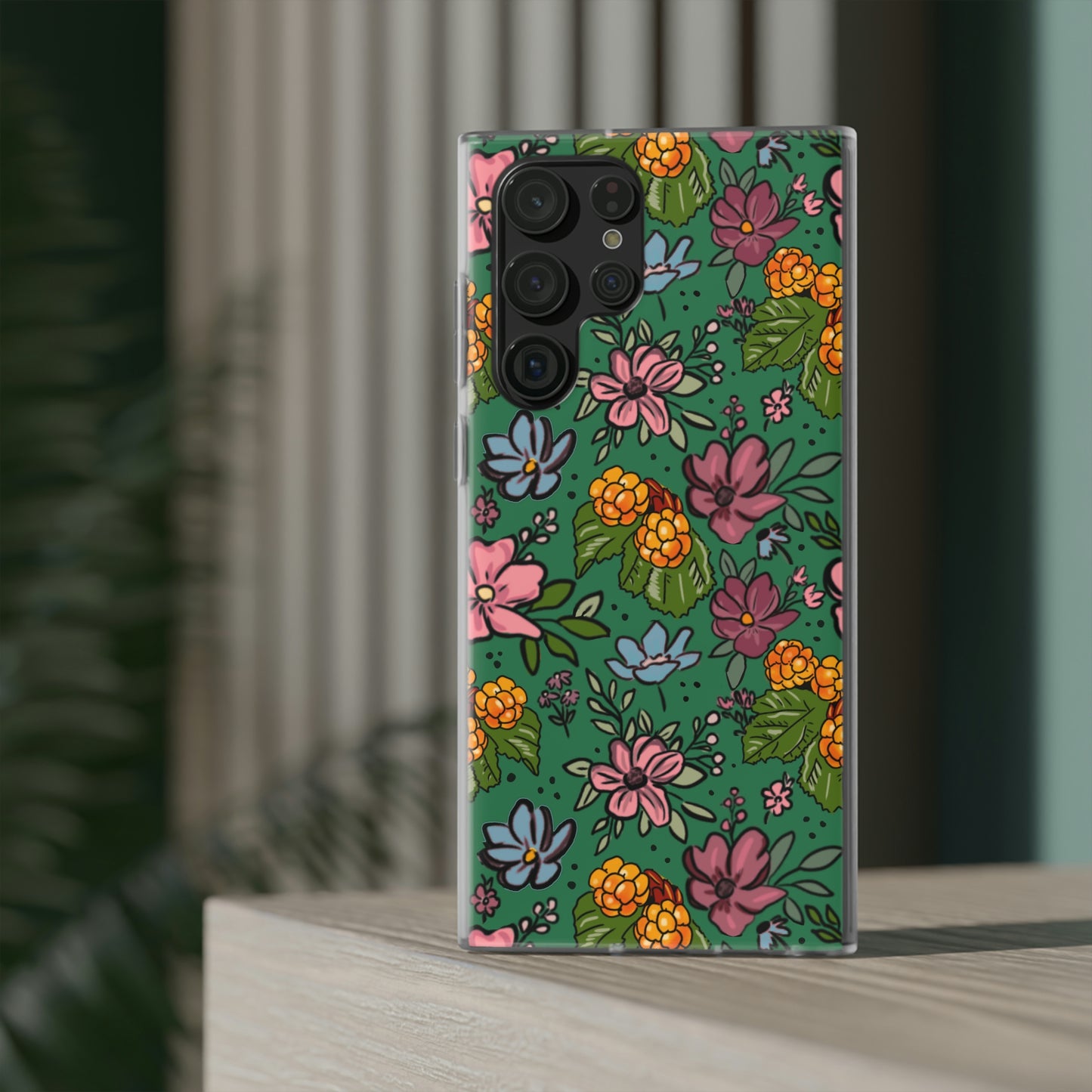 Bakeapple bloom, green - Flexi Cases