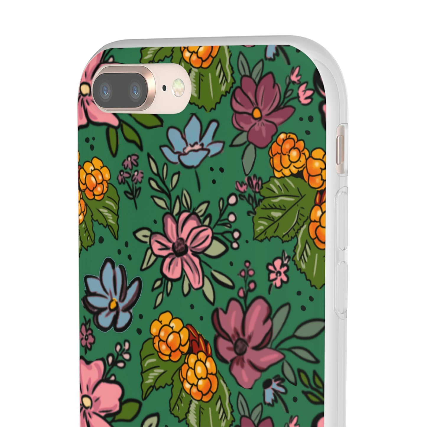 Bakeapple bloom, green - Flexi Cases