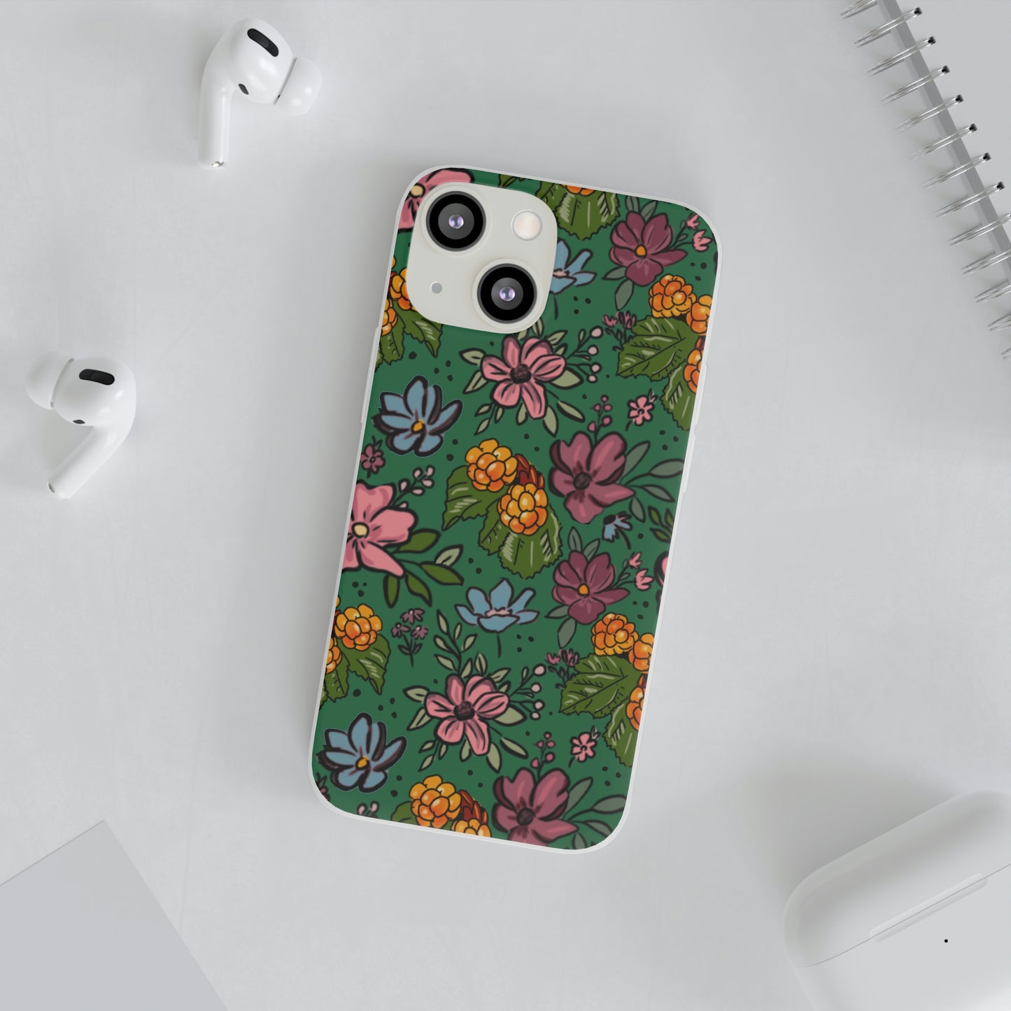 Bakeapple bloom, green - Flexi Cases