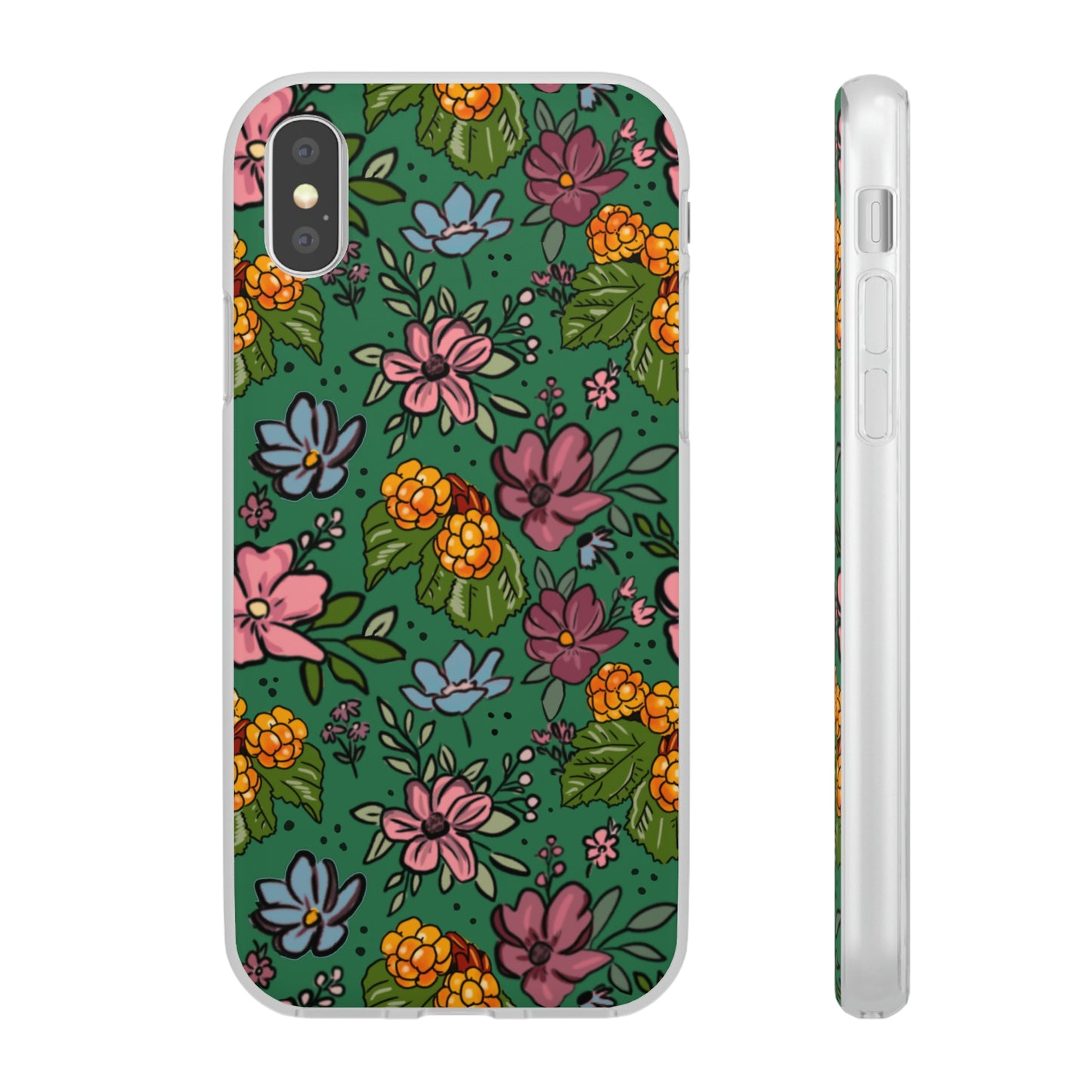 Bakeapple bloom, green - Flexi Cases