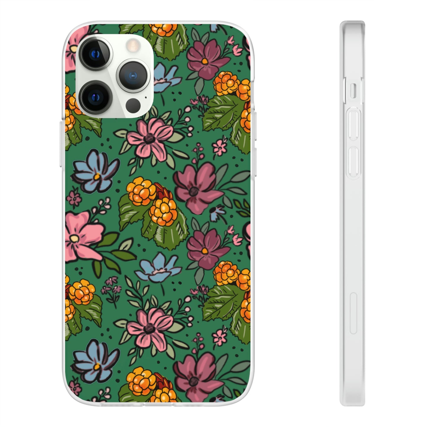 Bakeapple bloom, green - Flexi Cases