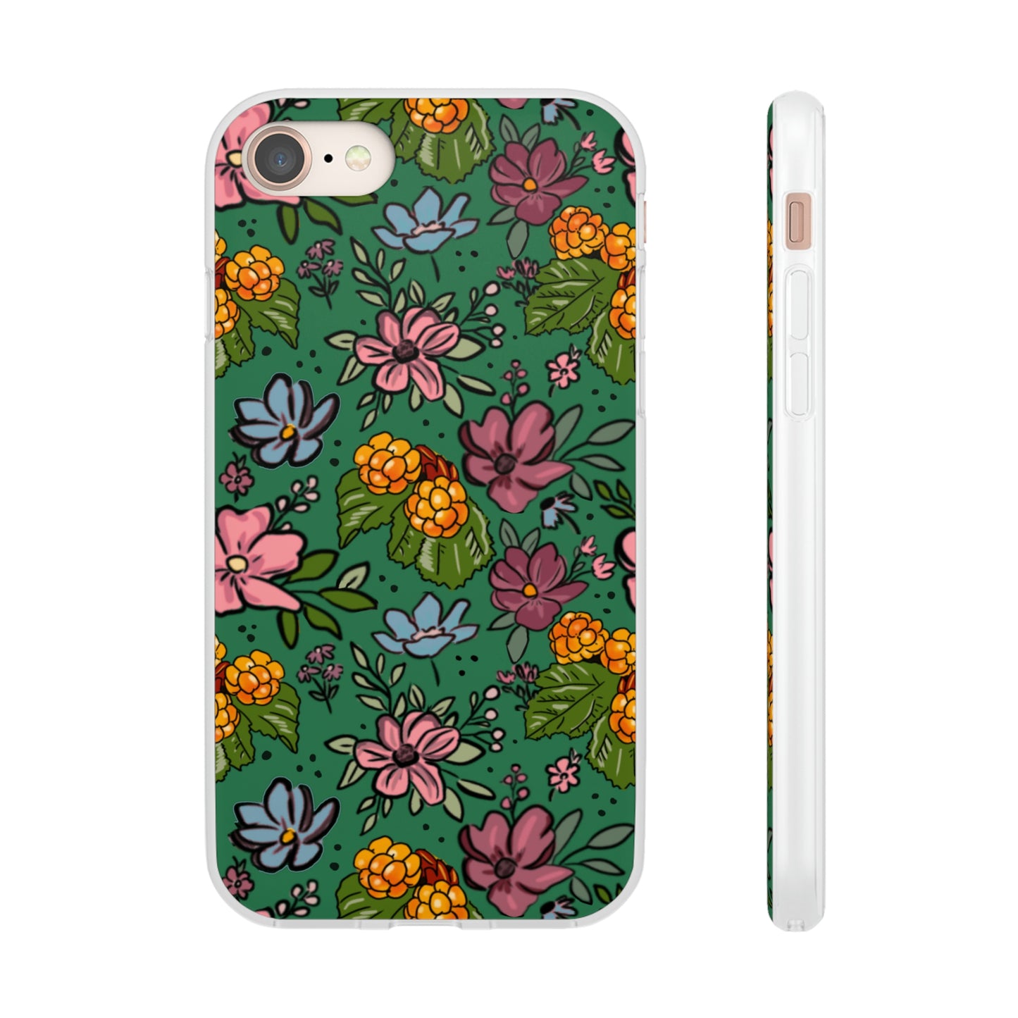 Bakeapple bloom, green - Flexi Cases