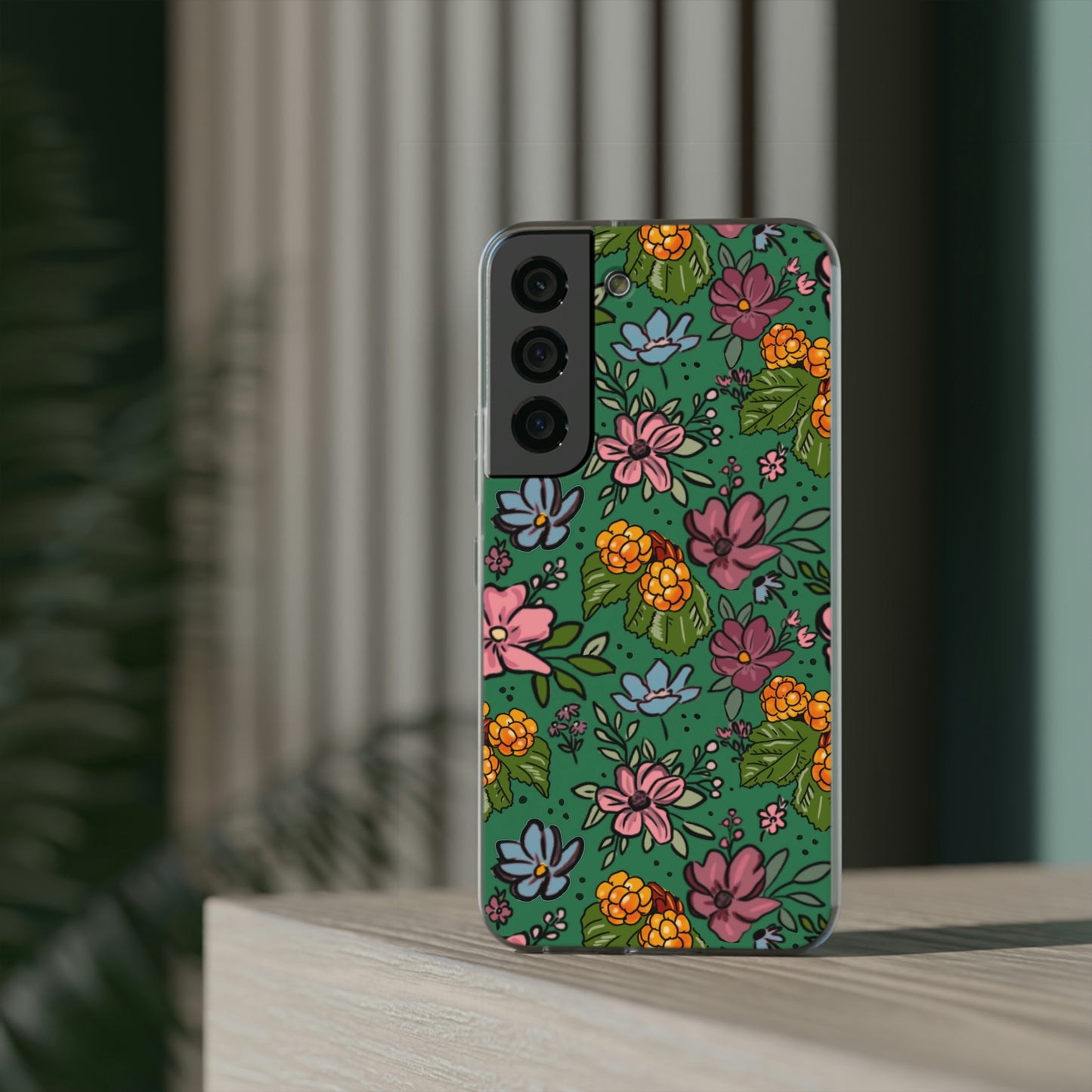 Bakeapple bloom, green - Flexi Cases