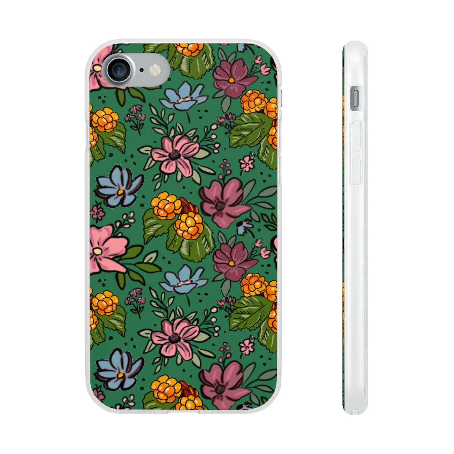 Bakeapple bloom, green - Flexi Cases