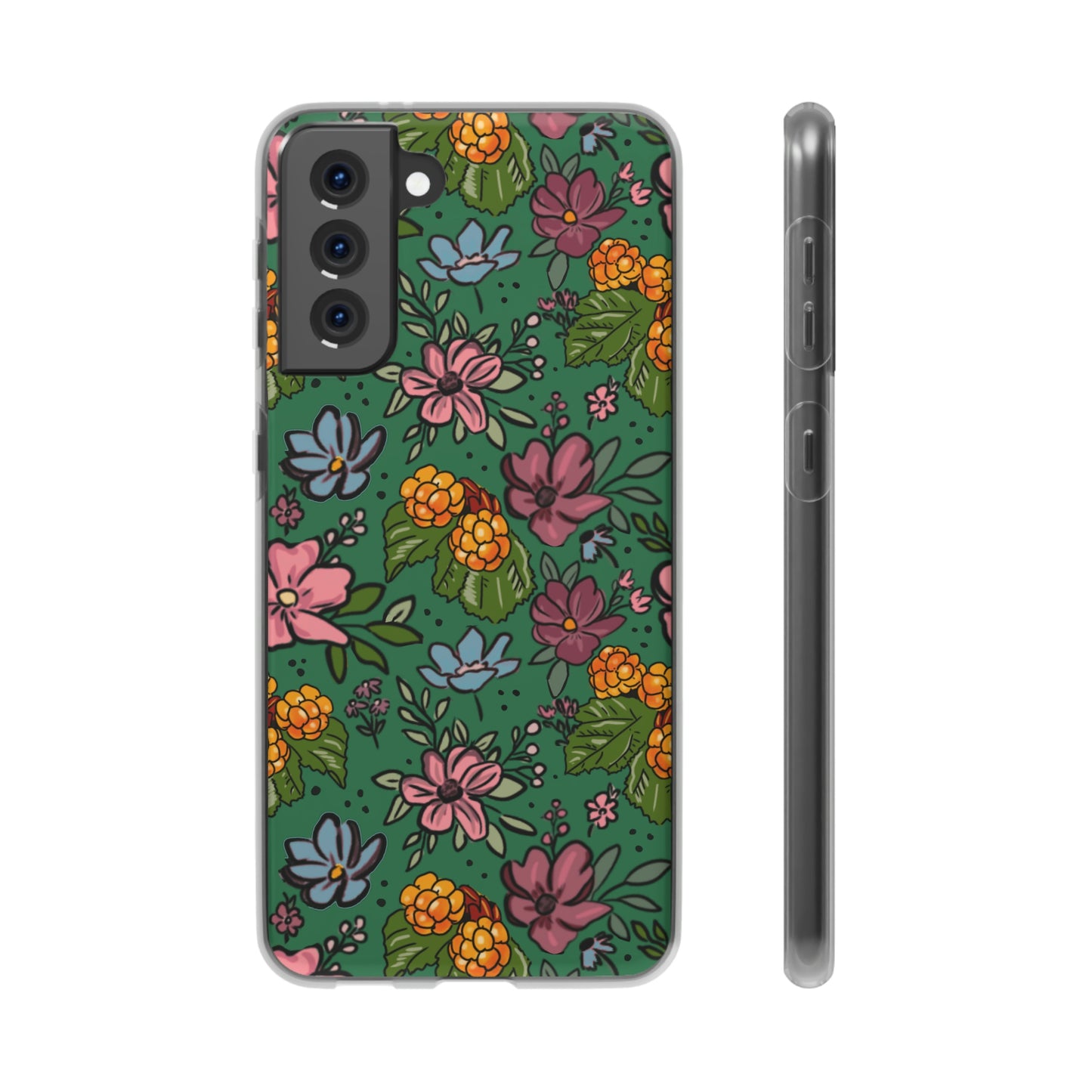 Bakeapple bloom, green - Flexi Cases