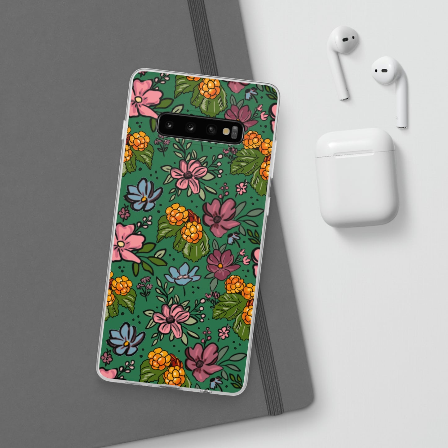 Bakeapple bloom, green - Flexi Cases