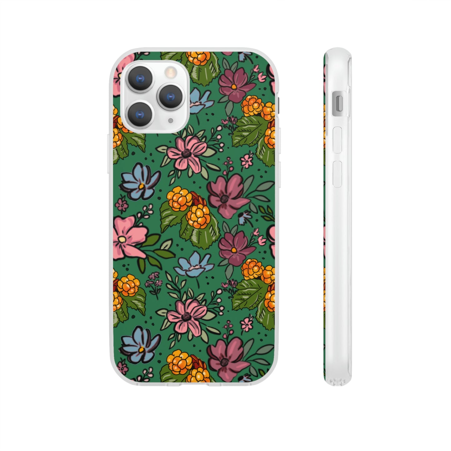 Bakeapple bloom, green - Flexi Cases