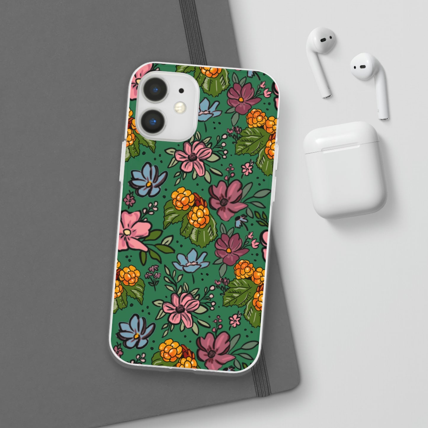 Bakeapple bloom, green - Flexi Cases