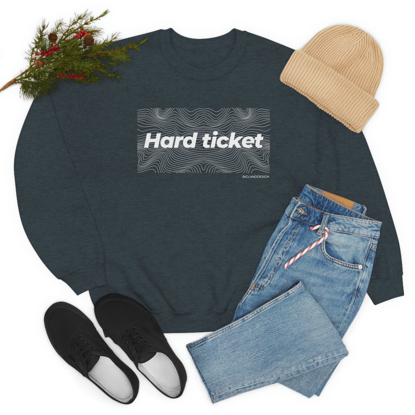 Hard ticket - Heavy Blend™ Crewneck Sweatshirt