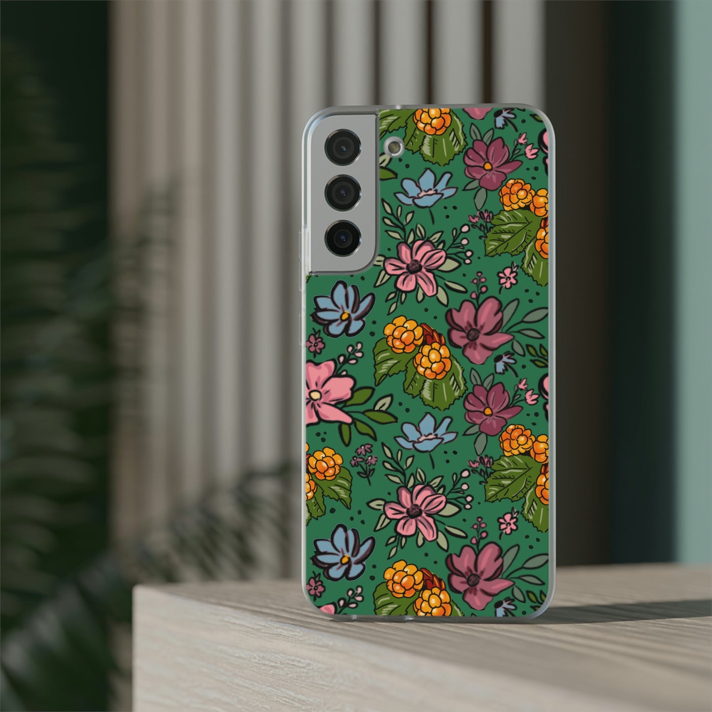 Bakeapple bloom, green - Flexi Cases