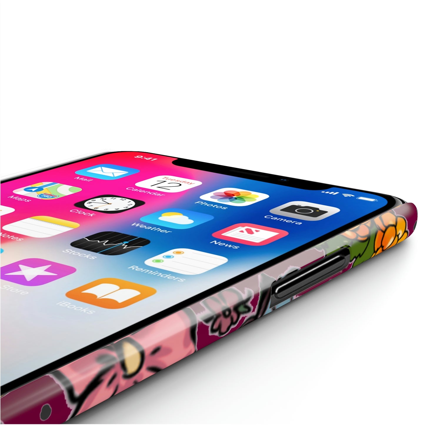 Bakeapple bloom, plum - Slim Phone Cases, Case-Mate