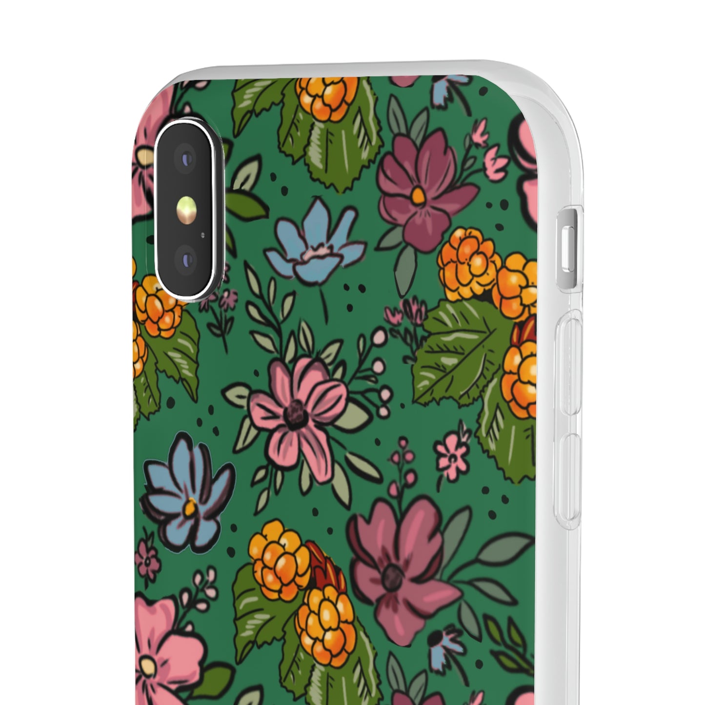 Bakeapple bloom, green - Flexi Cases
