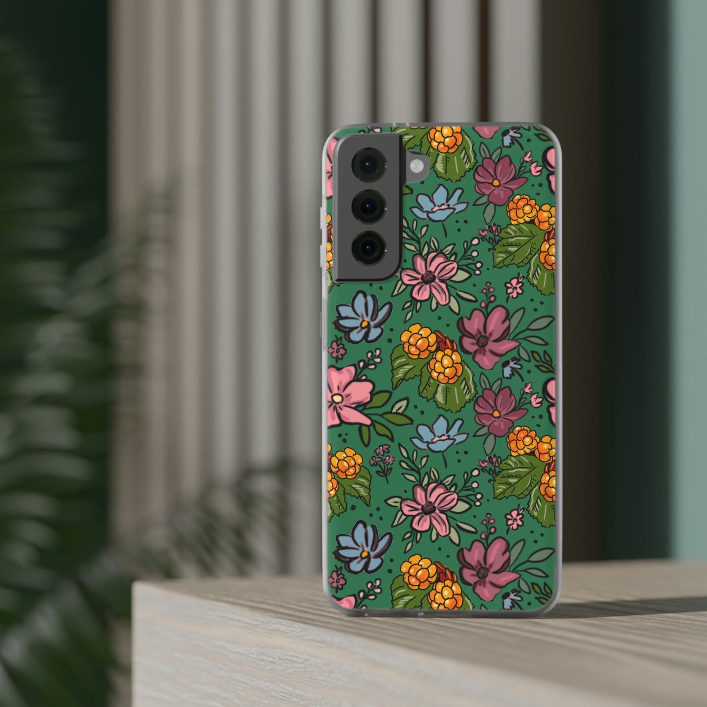 Bakeapple bloom, green - Flexi Cases