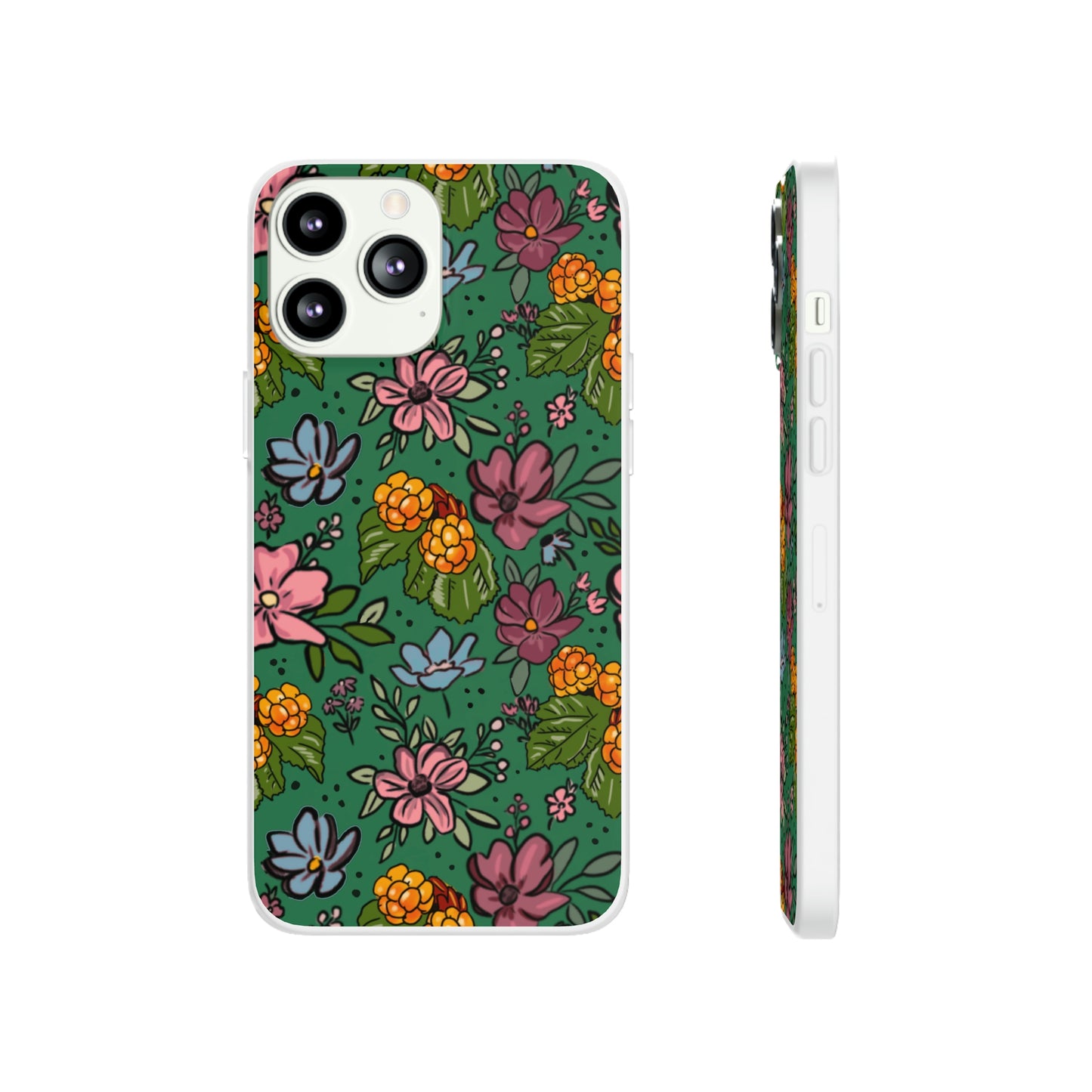 Bakeapple bloom, green - Flexi Cases