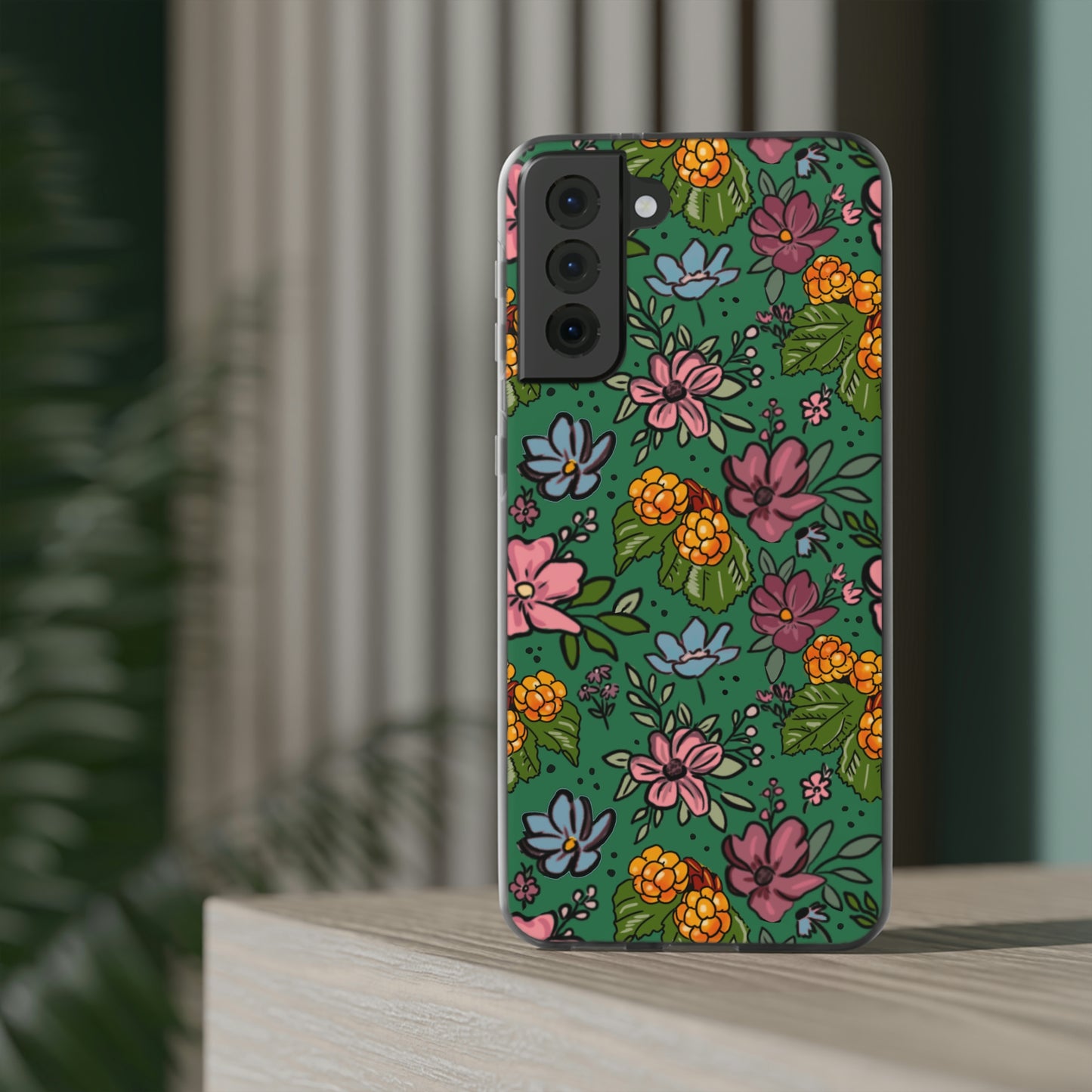 Bakeapple bloom, green - Flexi Cases