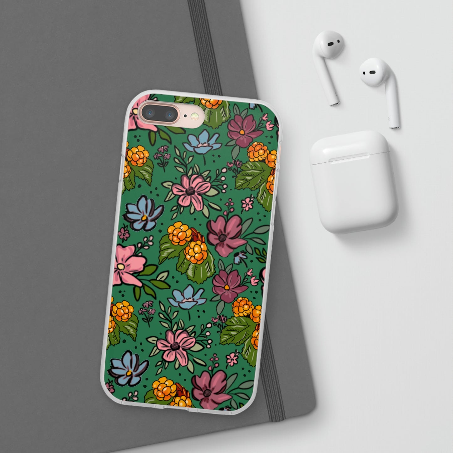 Bakeapple bloom, green - Flexi Cases