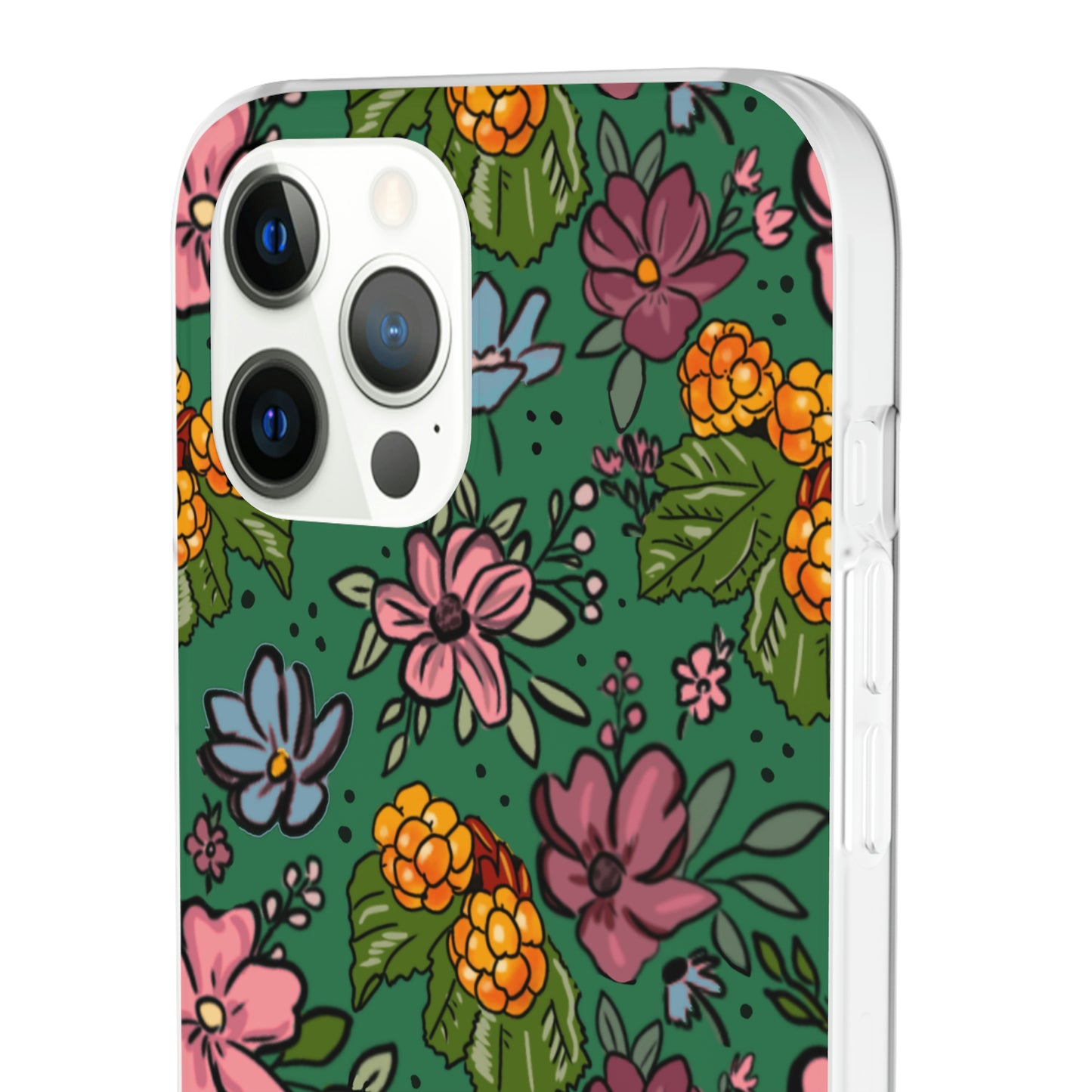 Bakeapple bloom, green - Flexi Cases
