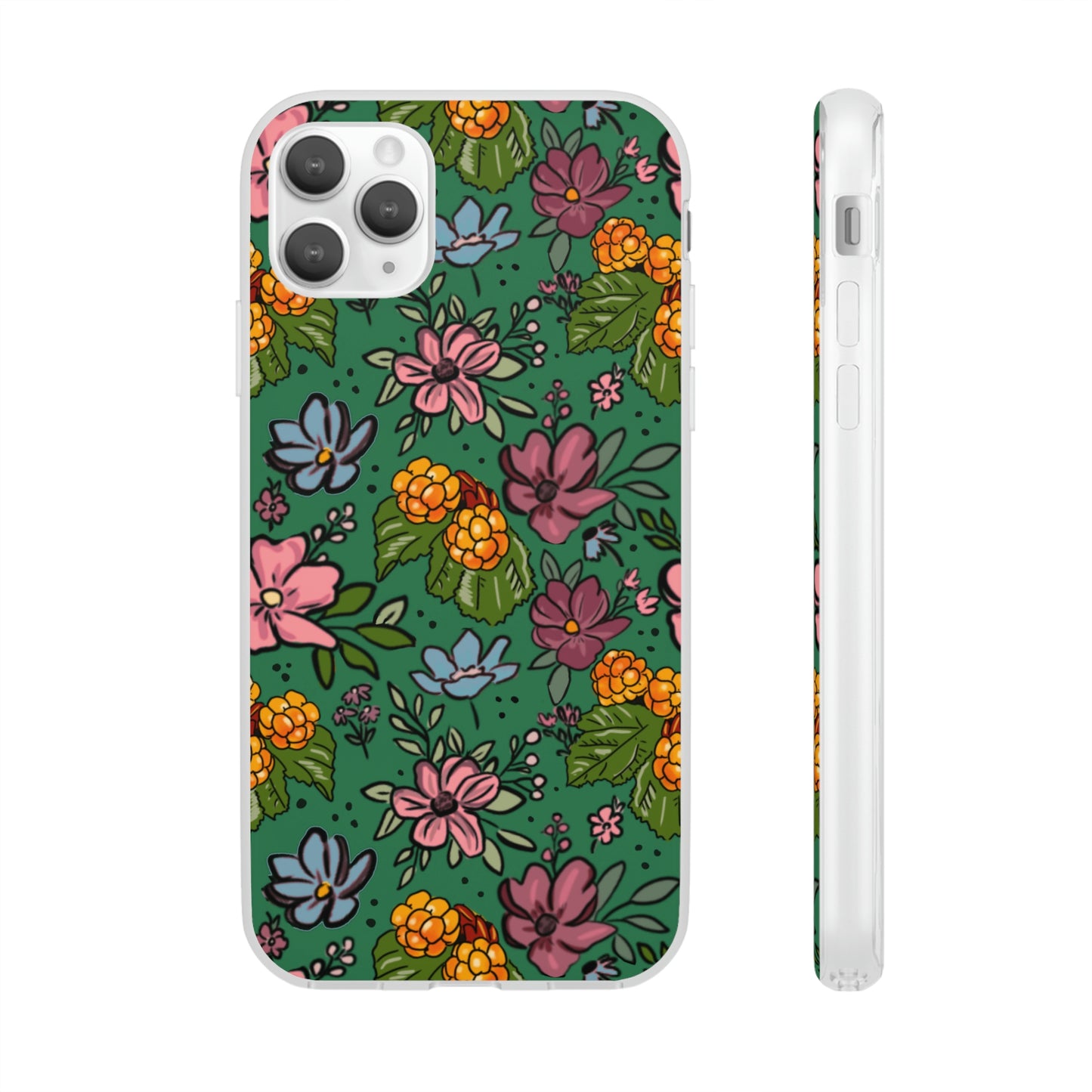 Bakeapple bloom, green - Flexi Cases