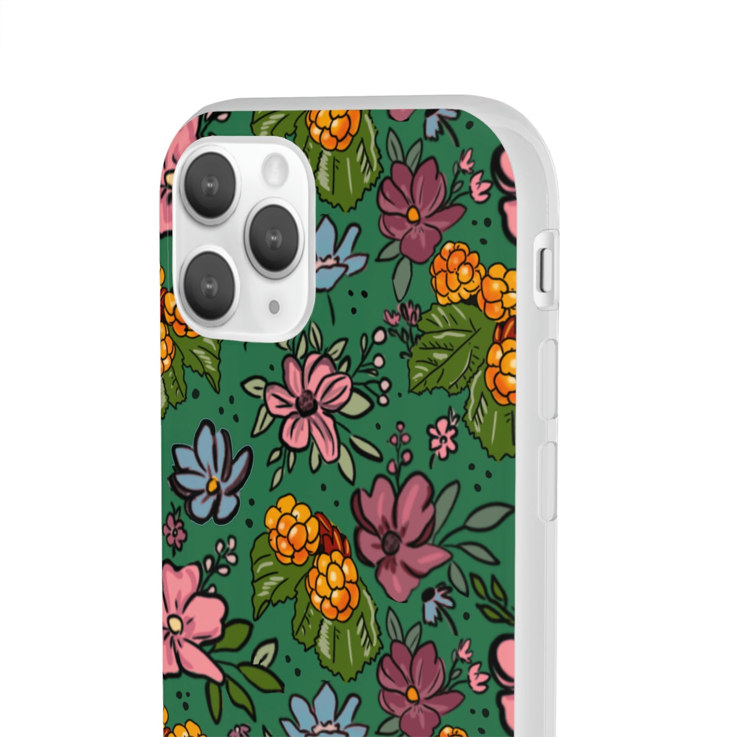 Bakeapple bloom, green - Flexi Cases