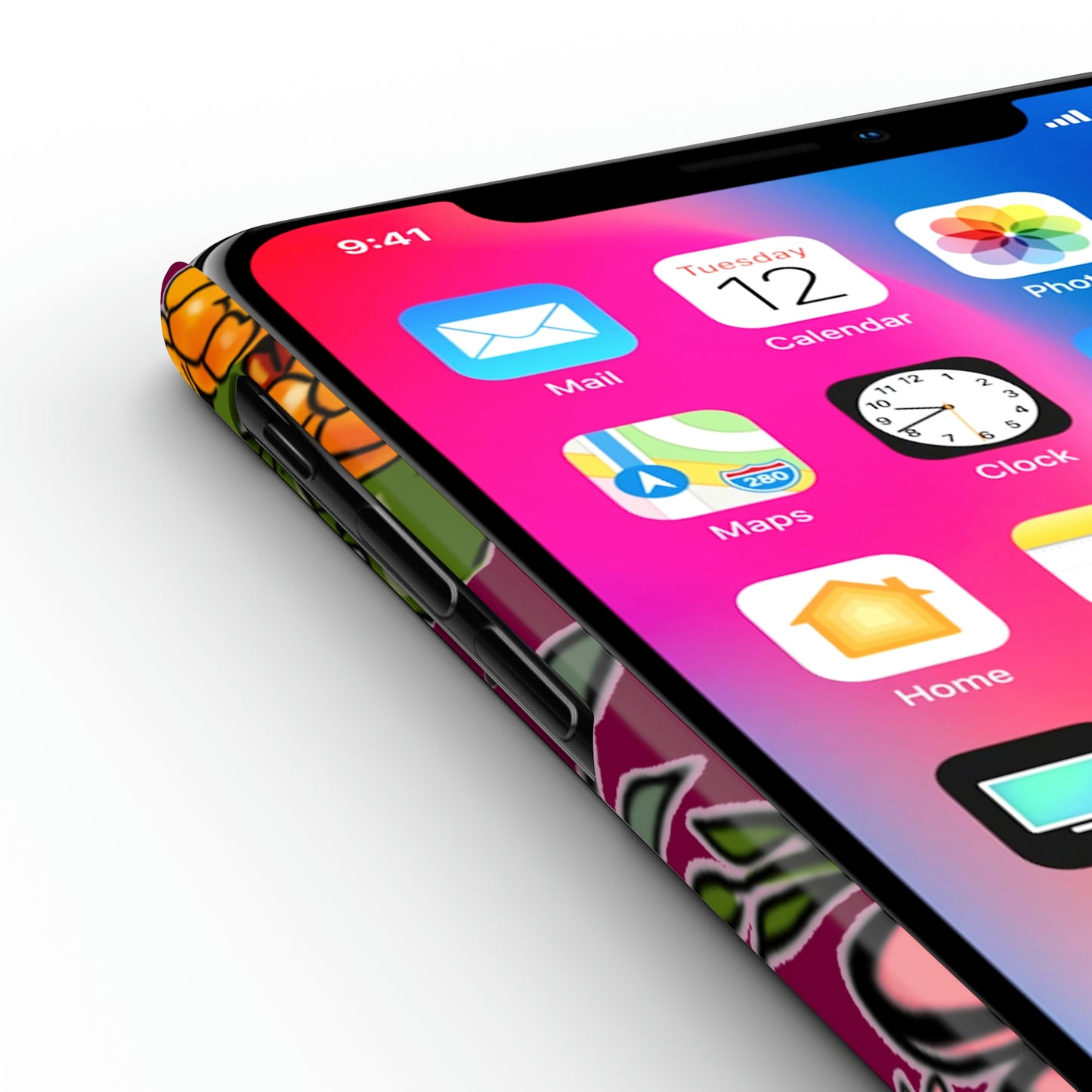 Bakeapple bloom, plum - Slim Phone Cases, Case-Mate