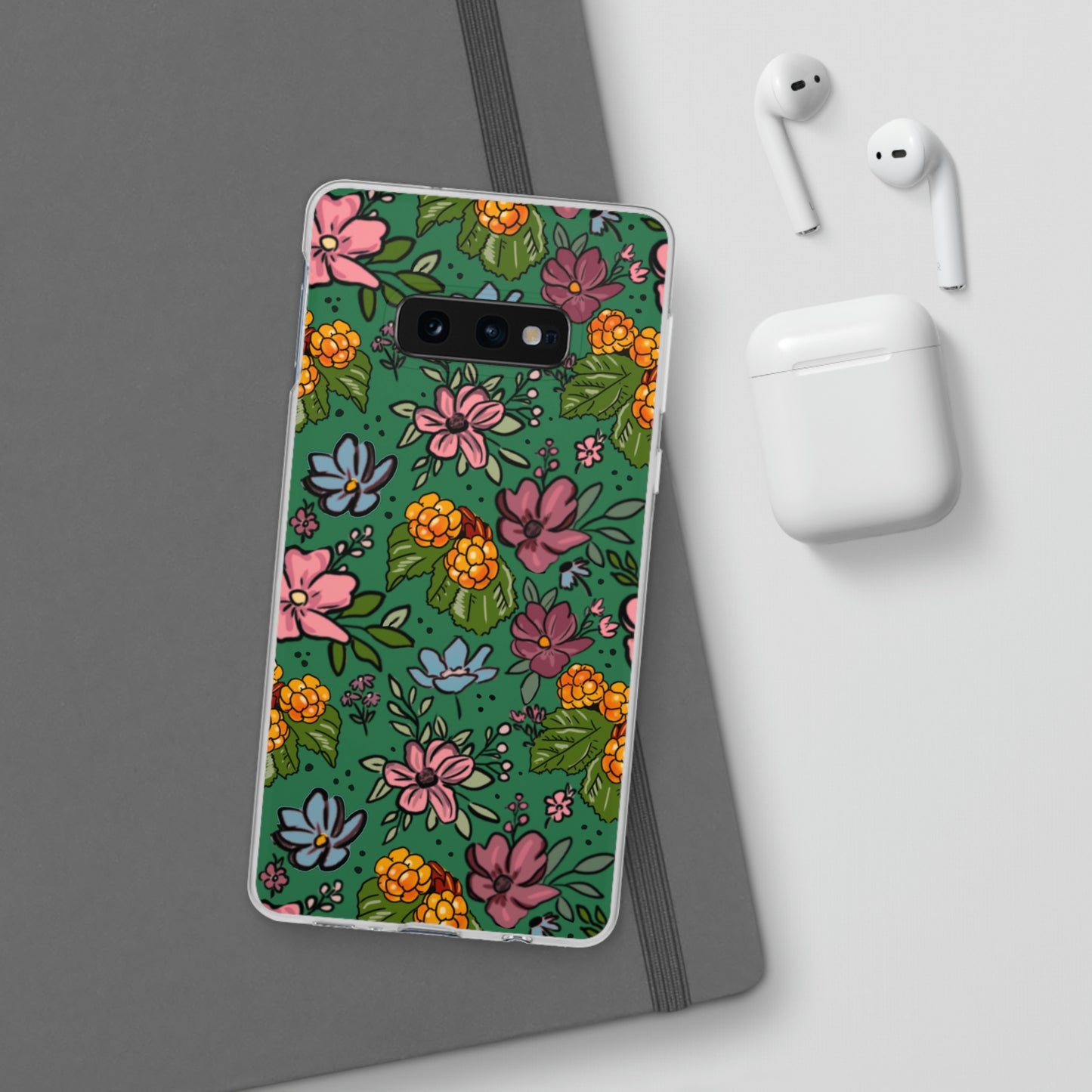 Bakeapple bloom, green - Flexi Cases