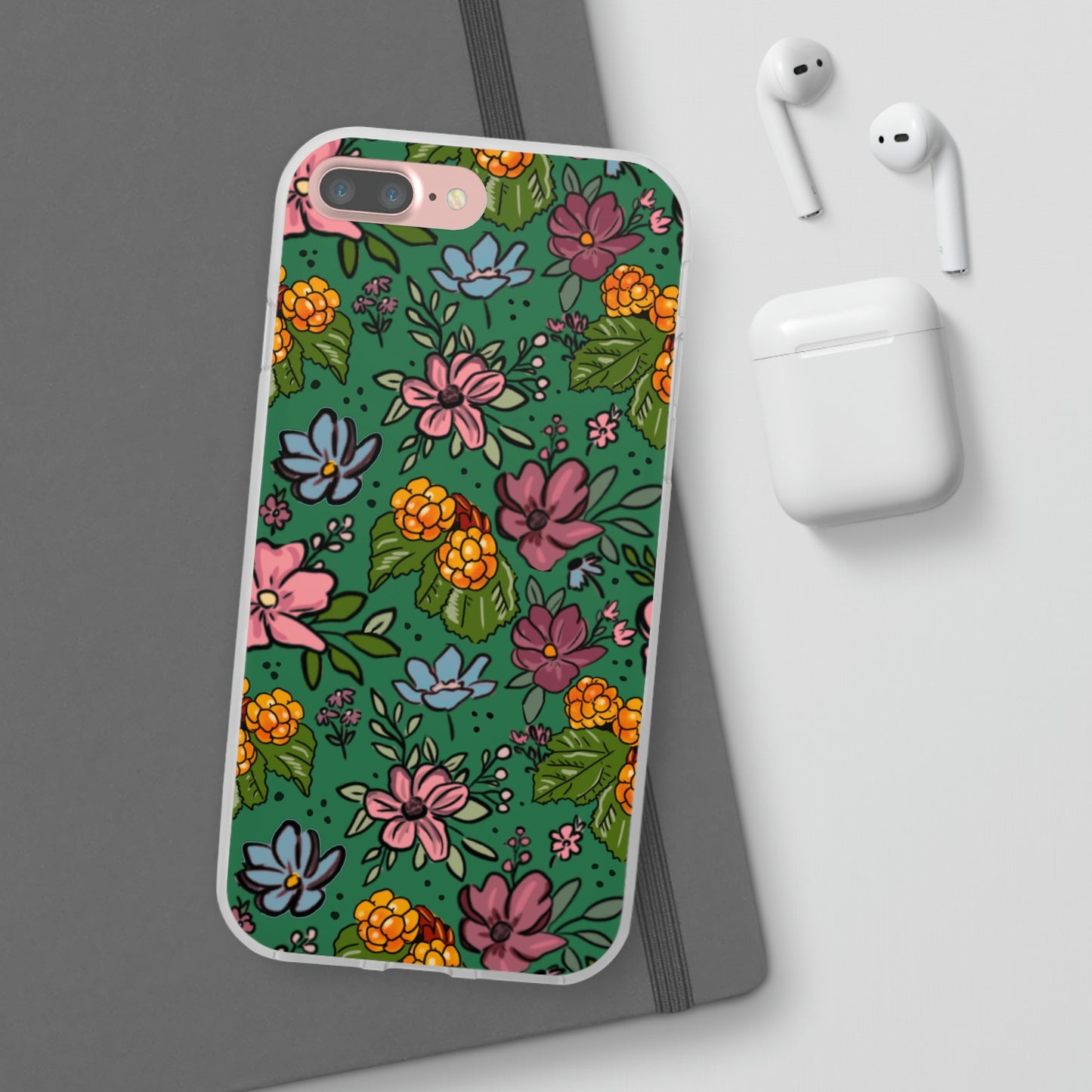 Bakeapple bloom, green - Flexi Cases