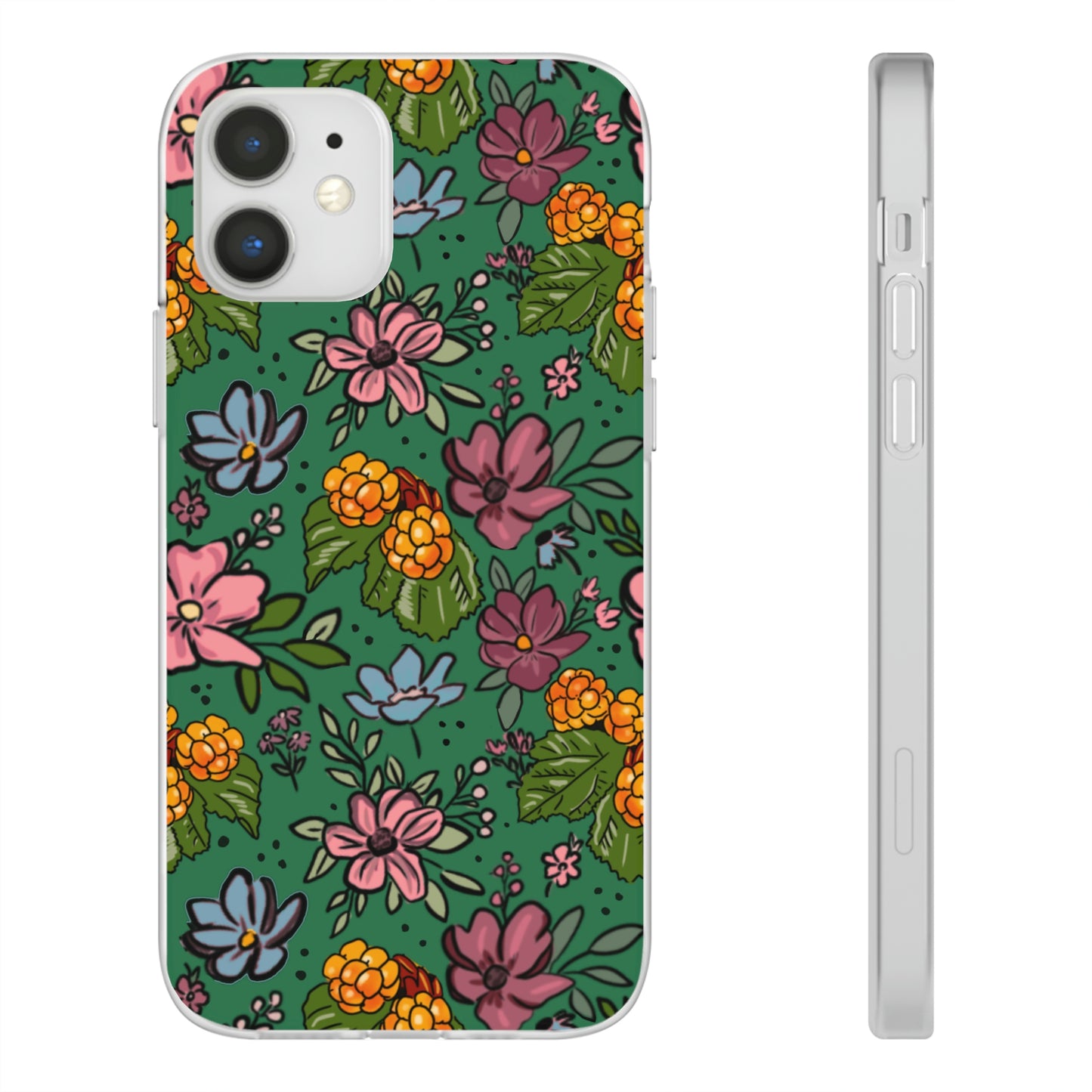 Bakeapple bloom, green - Flexi Cases